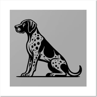 German Shorthaired Pointer Dog Posters and Art